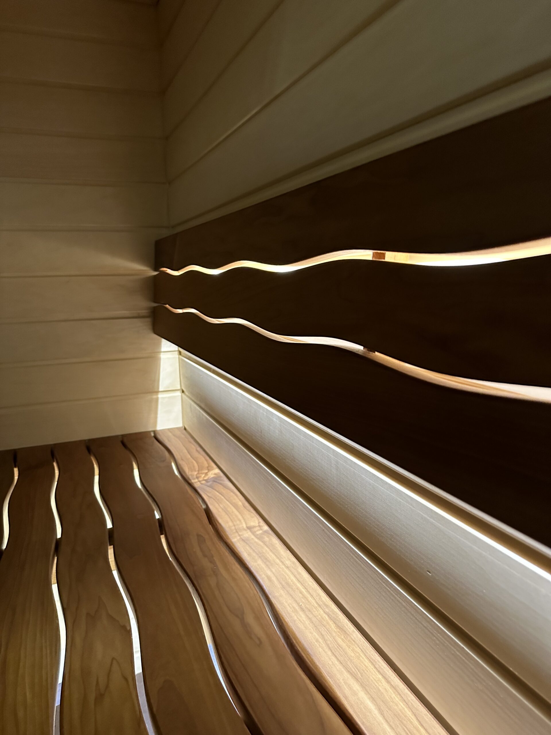 Private sauna, saunawaves sauna elements